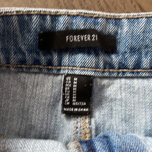 Distressed Denim Skirt - Picture 3 of 3